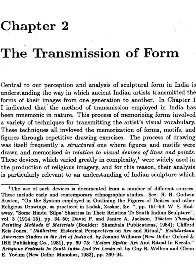 The Measure of Form (A New Approach for the Study of Indian Sculpture) - A Rare Book - Indya
