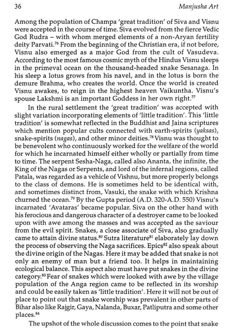 Manjusha Art (Reflection in Folk Lore, Trade and Regional History) - Indya