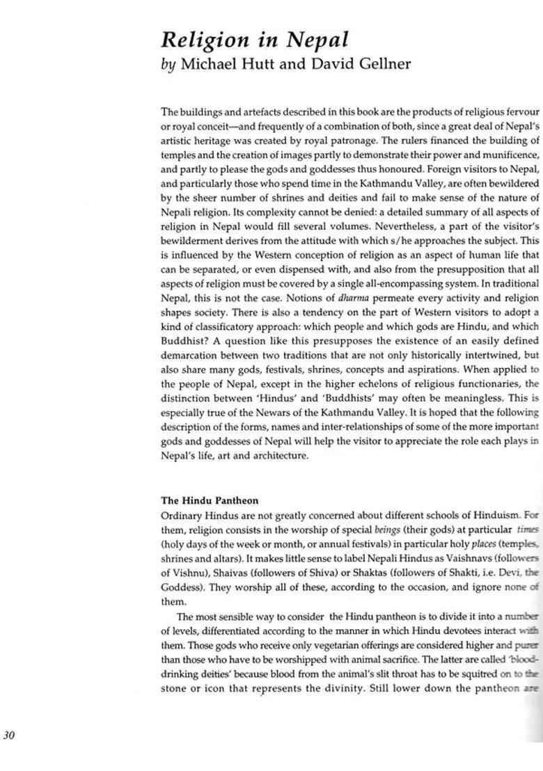 Nepal- A Guide to The Art & Architecture of The Kathmandu Valley - Indya