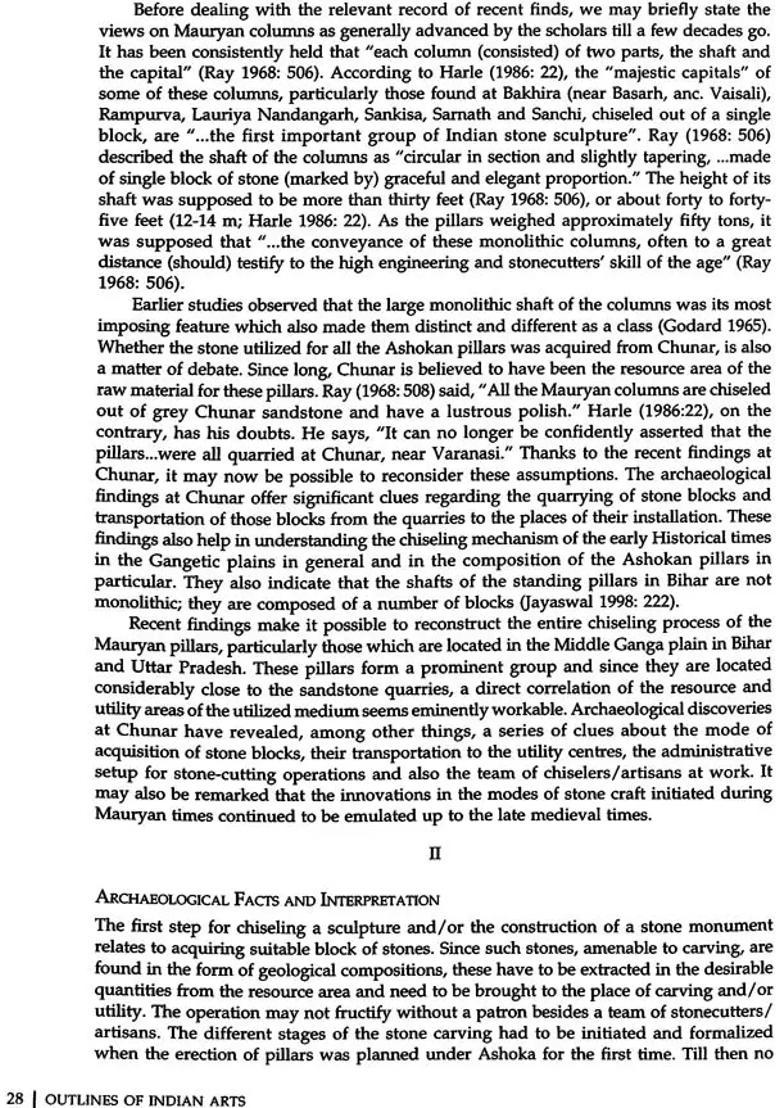 Outlines Of Indian Arts Architecture, Painting , Sculpture, Dance and Drama - Indya