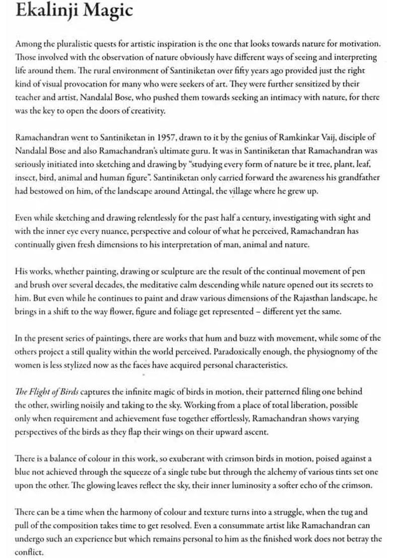 A Ramachandran - A Retrospective (Drawings, Sketches, Studies 1958 - 2014) - Indya