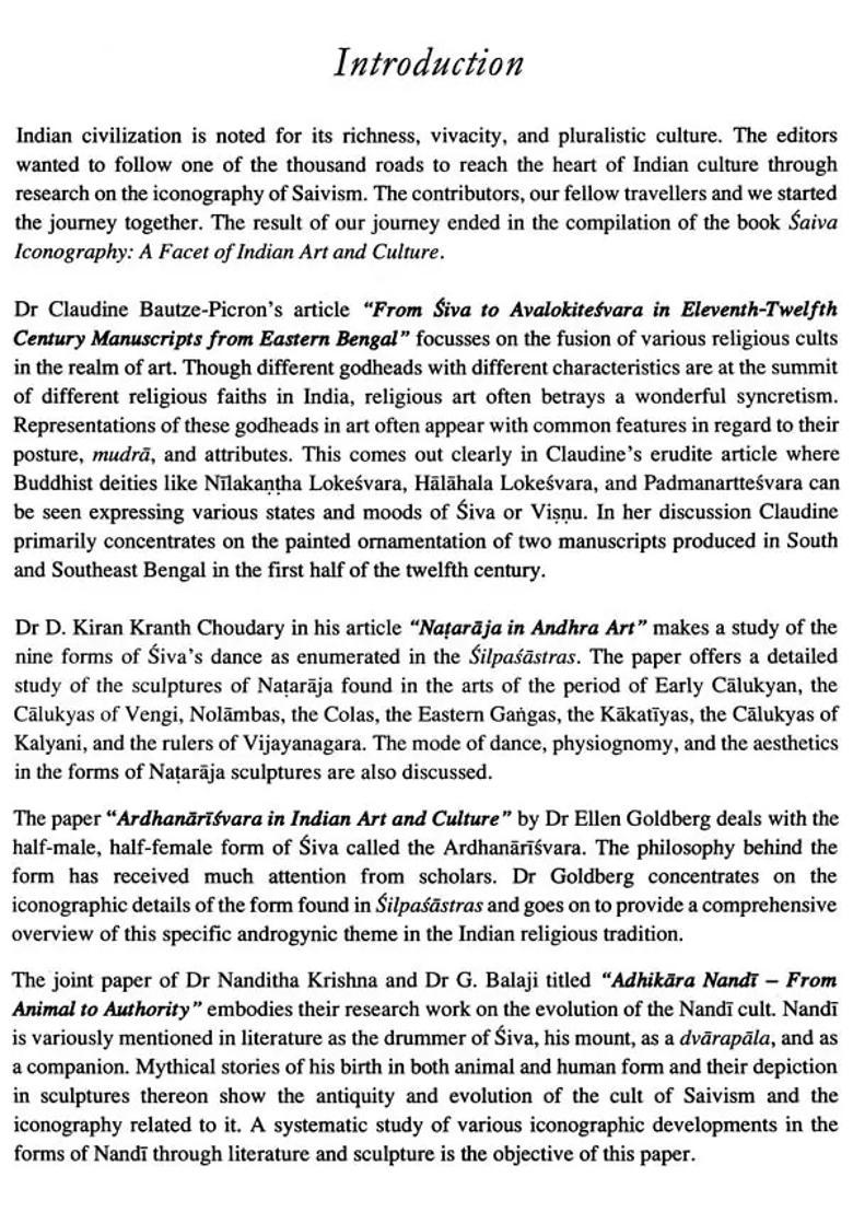 Saiva Iconography: A Facet of Indian Art and Culture - Indya