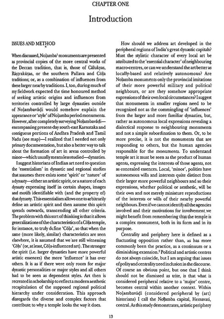 Temple Architecture and Sculpture of the Nolambas (Ninth - Tenth Centuries) - Indya