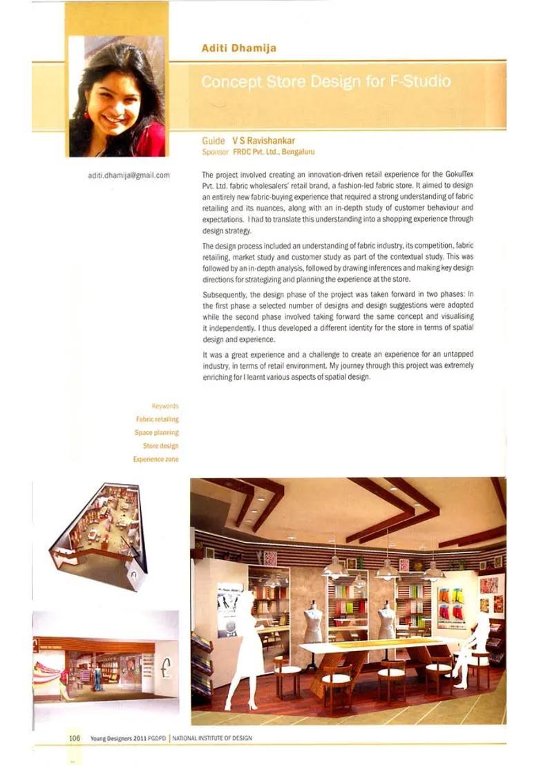 Young Designers 2011 PGDPD - Indya