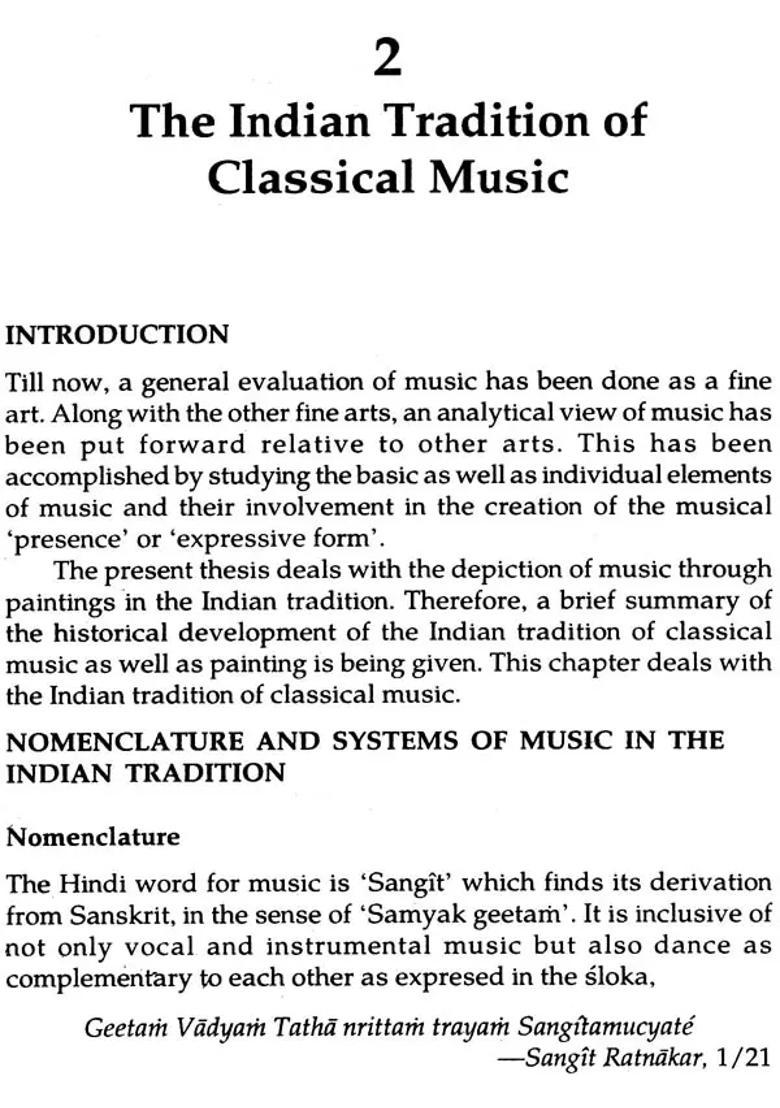 Song of The Rainbow (A Work on Depiction of Music Through The Medium of Paintings in The Indian Tradition) - Indya