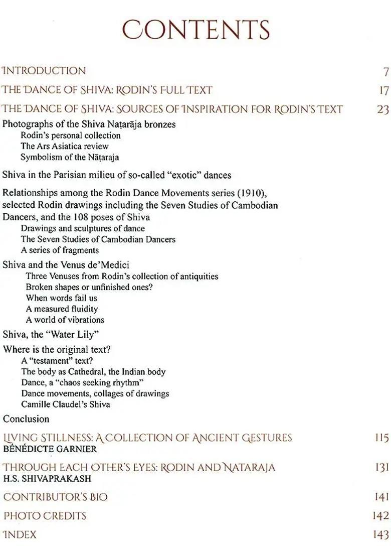 Rodin and The Dance of Shiva - Indya