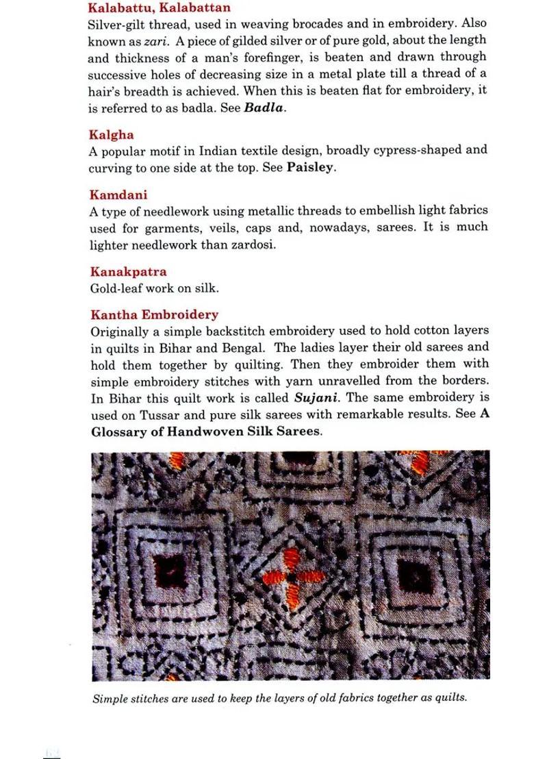 A Dictionary of Silk in India - Indya