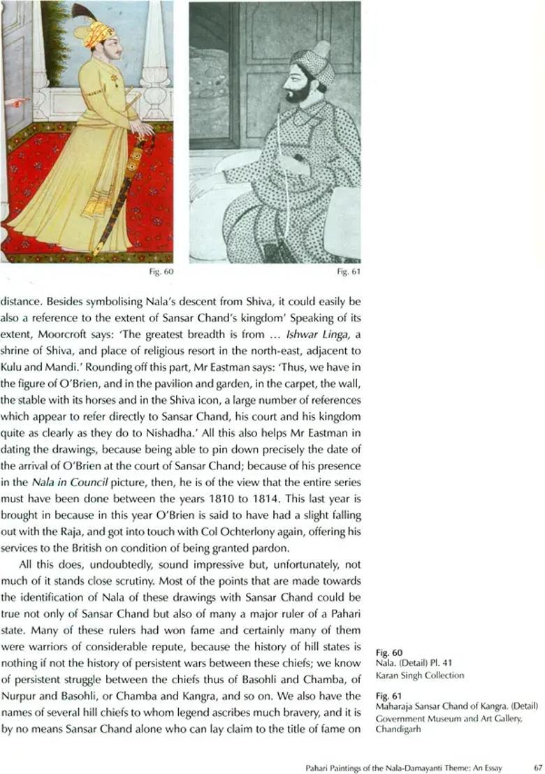 Nala and Damayanti (A Great Series of Paintings of An Old Indian Romance) - Indya