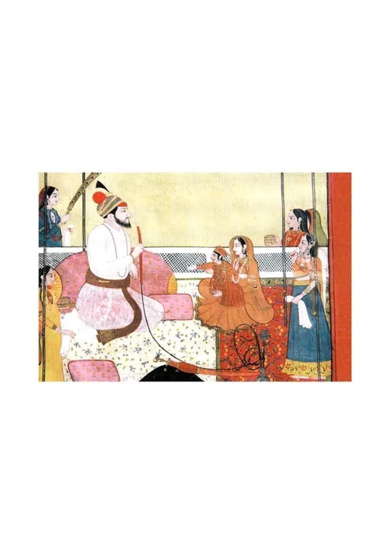 Pahari Paintings of an Ancient Romance (The Love Story of Usha-Aniruddha): A Visual Treat - Indya