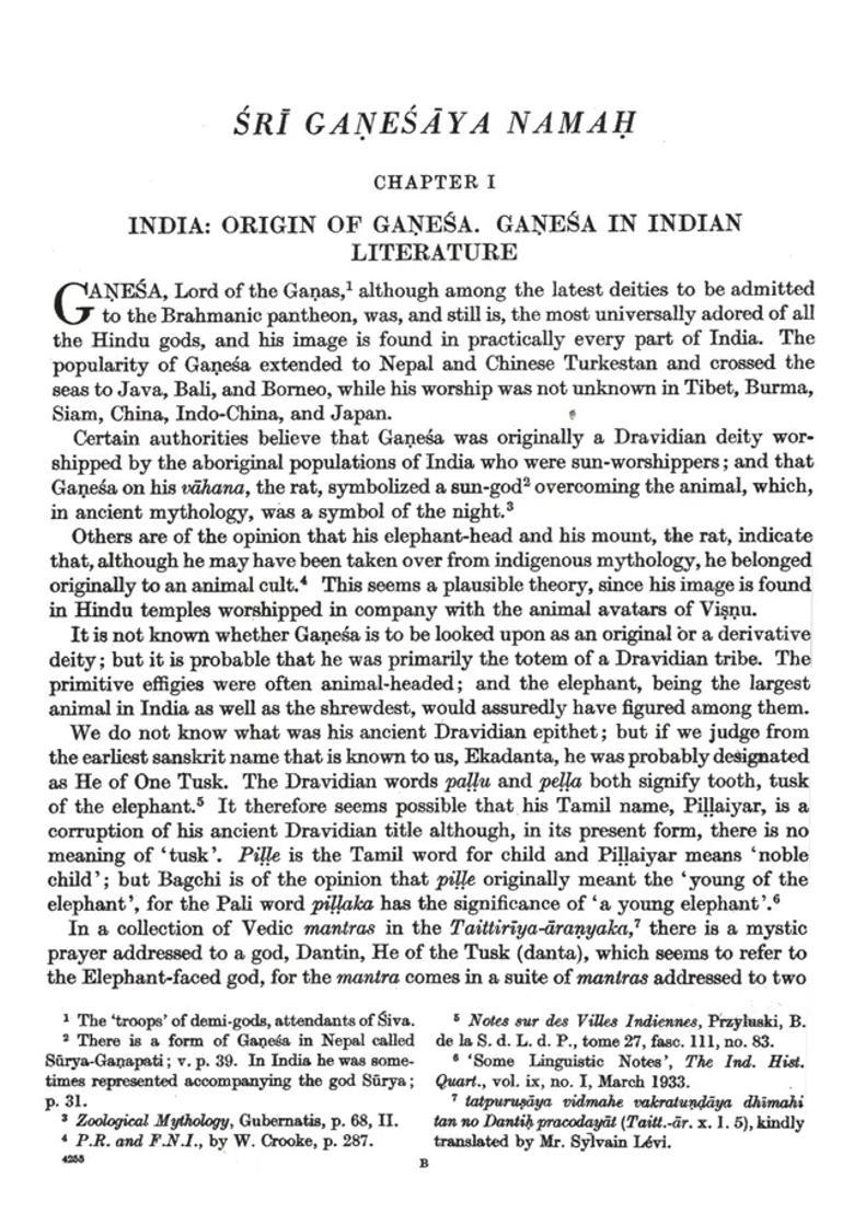 Ganesa (Ganesha): A Monograph on the Elephant Faced God - Indya