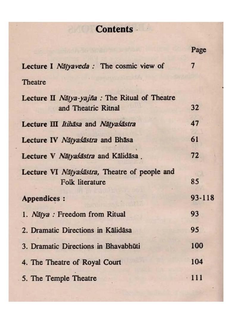 Lectures on Natyasastra (An Old and Rare Book) - Indya