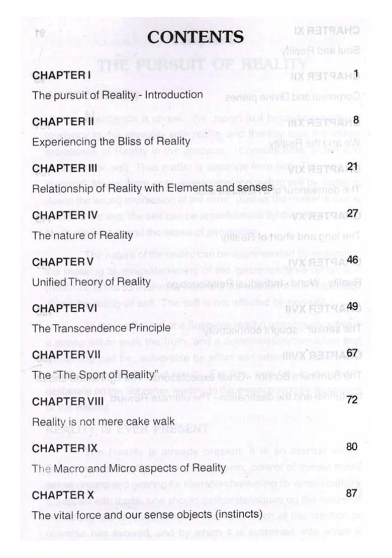 Seek the Reality and the Reality Itself Seeks You and Sets You Free (An Old and Rare Book) - Indya
