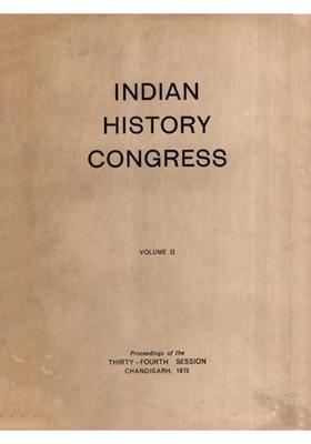 Indian History Congress- Proceedings of the Thirty-Fourth Session Chandigarh, 1973: Vol-2 (An Old and Rare Book) (Only 1 Quantity Available)