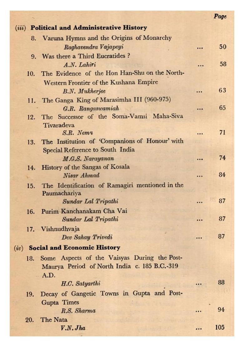 Indian History Congress- Proceedings of the Thirty Third Session Muzaffarpur, 1972 (An Old and Rare Book) - Indya