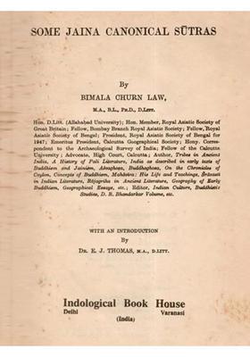 Some Jaina Canonical Sutras (An Old and Rare Book)