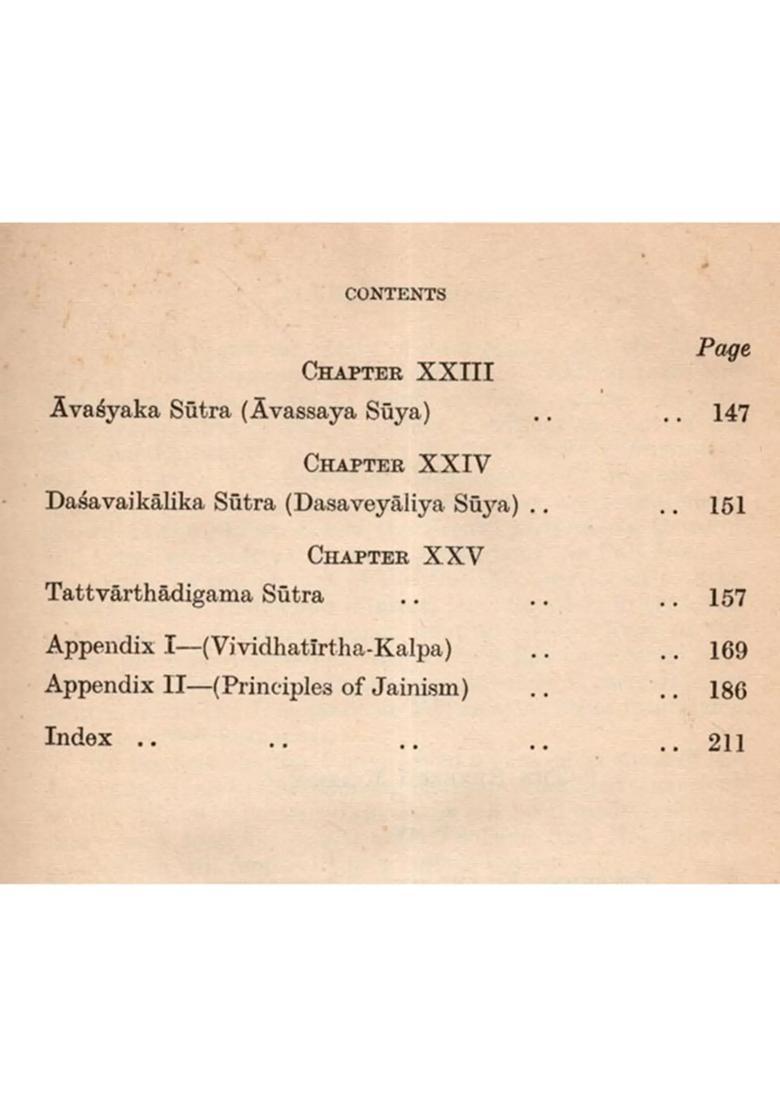 Some Jaina Canonical Sutras (An Old and Rare Book) - Indya