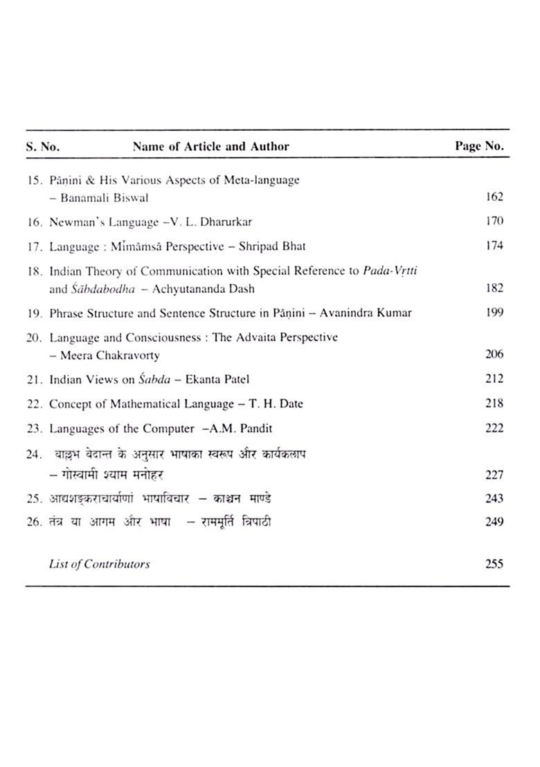 Indian Theories of Language (An Old and Rare Book) - Indya