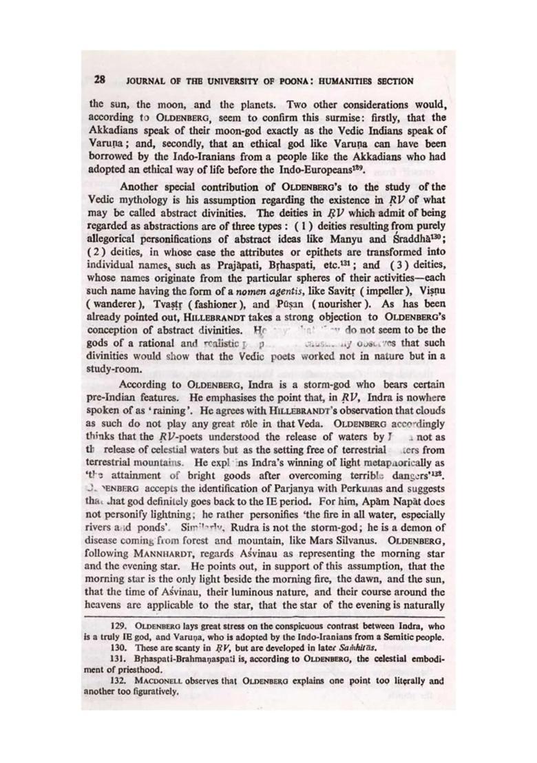 Vedic Religion and Mythology (A Survey of the Work of some Western Scholars) An Old and Rare Book - Indya