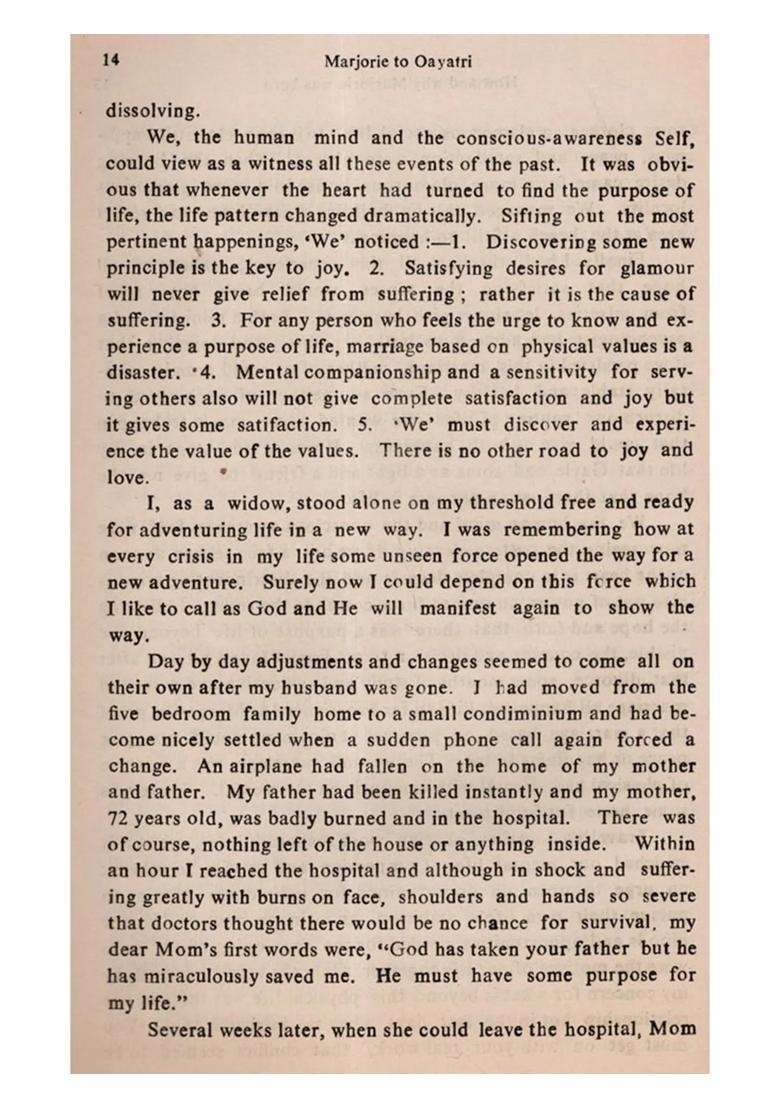 Marjorie to Gayatri- The Autobiography of a Seeker of Truth (An Old and Rare Book) - Indya