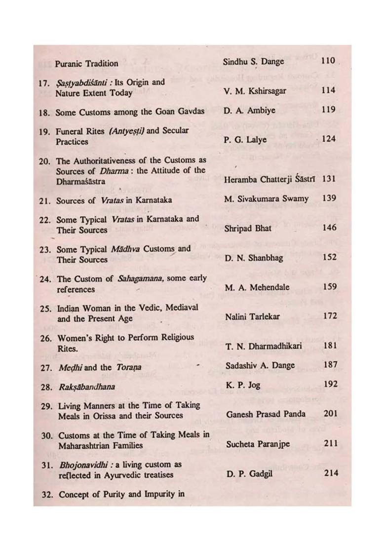 Proceedings of the National Seminar on Living Customs and their Ancient Indian Sources (An Old and Rare Book) - Indya