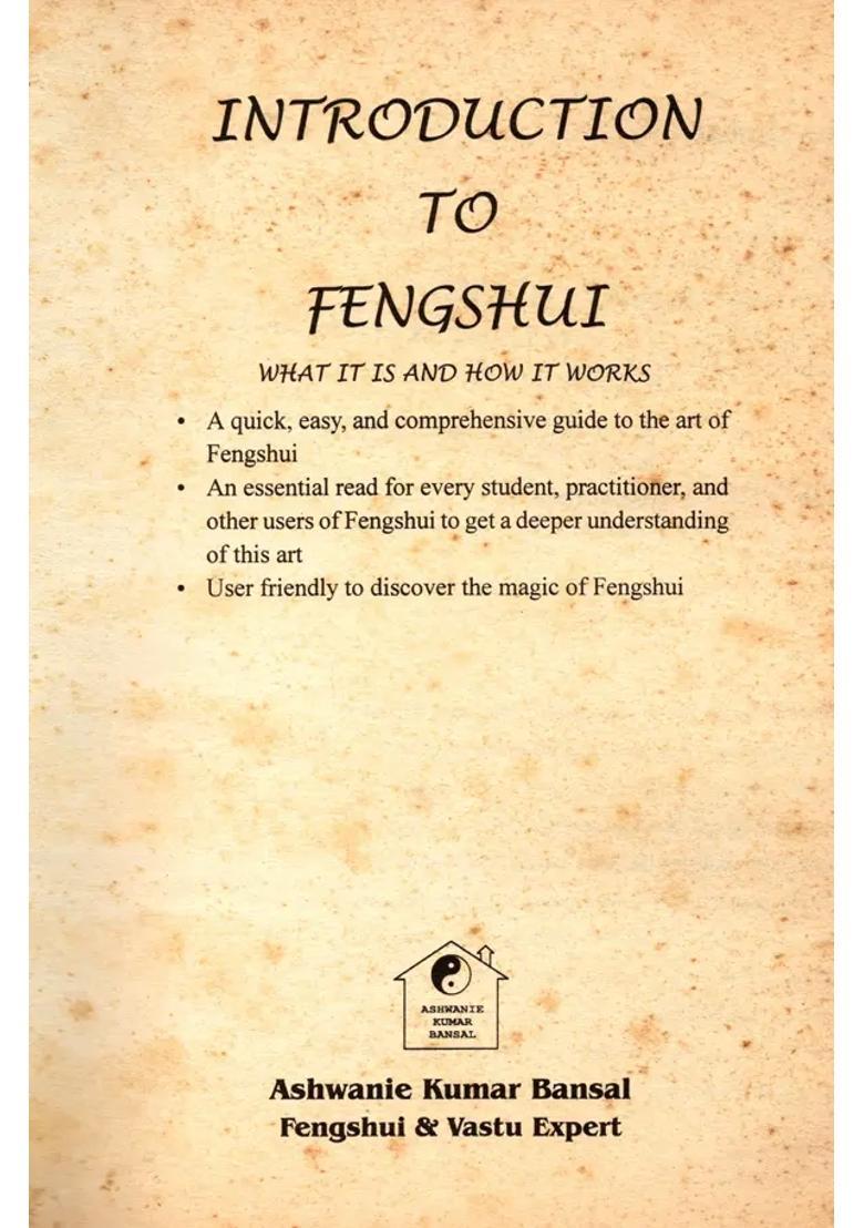 Introduction to Feng Shui What it is and How it Works- An Old and Rare Book (Only 1 Quantity Available) - Indya