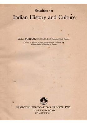Studies in Indian History and Culture (An Old and Rare Book)