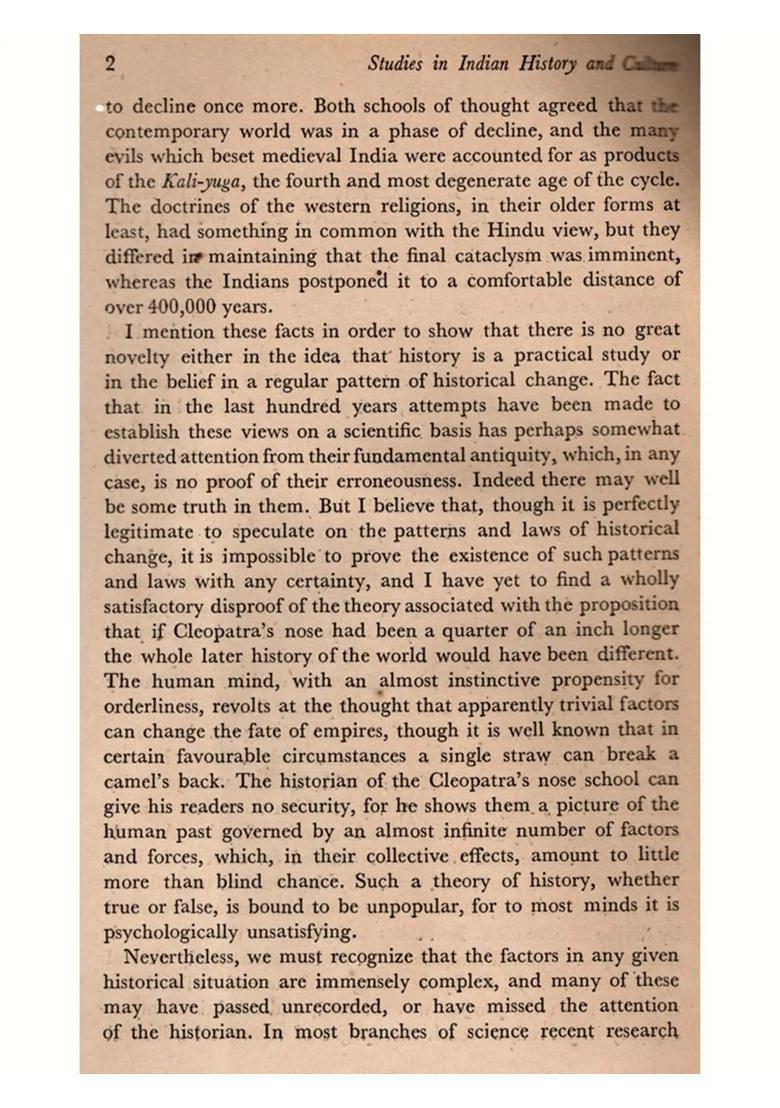 Studies in Indian History and Culture (An Old and Rare Book) - Indya