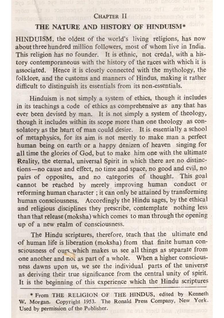 Renascent Hinduism (An Old and Rare Book) - Indya