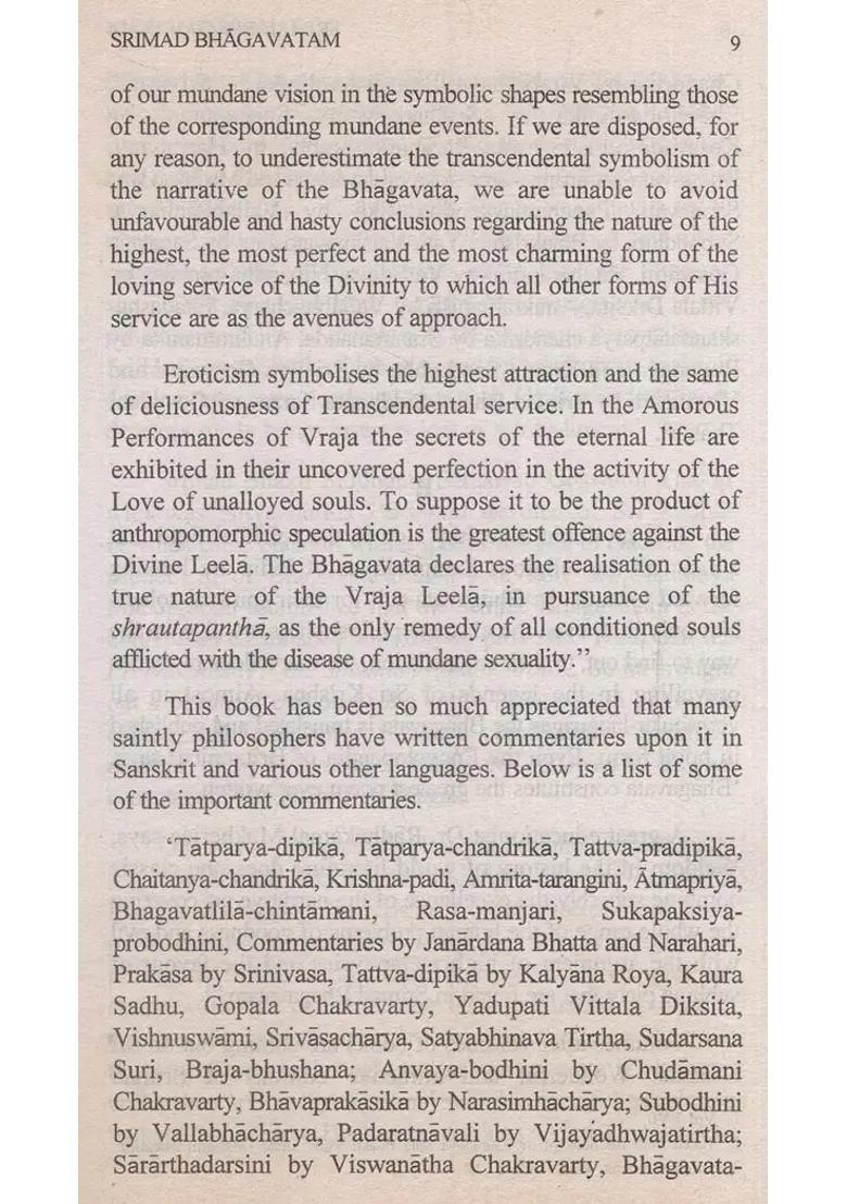 Srimad Bhagavatam of Sri Krishnadvaipayana Vyasa: Set of 2 Volumes (An Old & Rare Book) - Indya