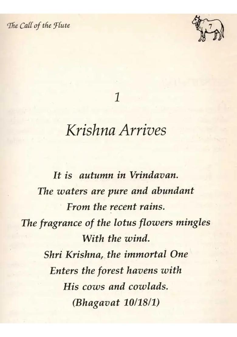 The Call of the Flute (Venu Gita) An Old and Rare Book - Indya