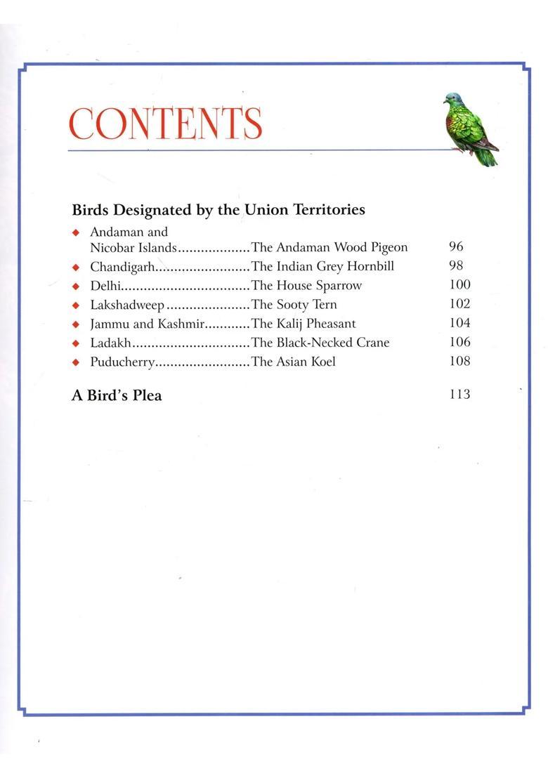 Let Us Live- An Introduction to the State Birds of India - Indya