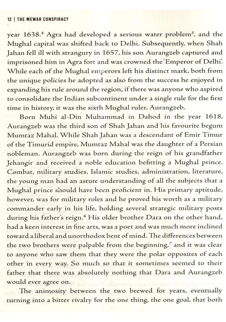 The Mewar Conspiracy- An Epic Saga of How the Rajputs Defeated Aurangzeb - Indya