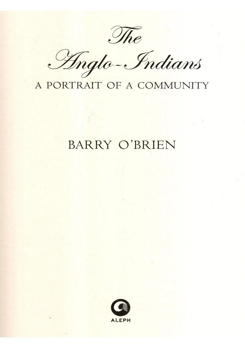 The Anglo-Indians- A Portrait of a Community - Indya