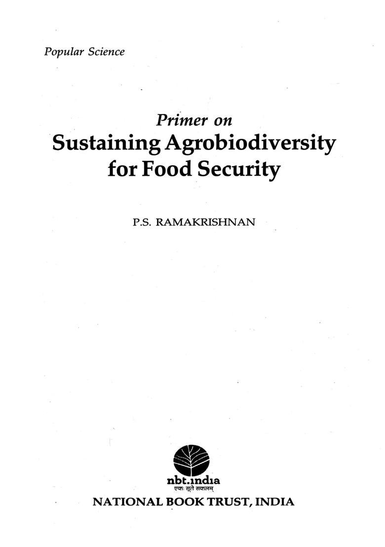Primer on Sustaining Agrobiodiversity for Food Security - Indya