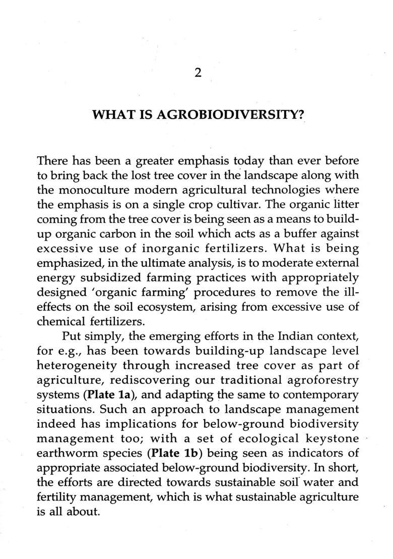 Primer on Sustaining Agrobiodiversity for Food Security - Indya