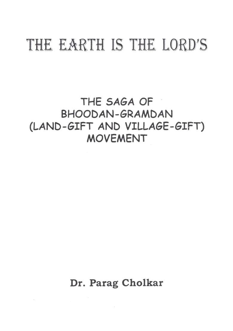 The Earth is the Lord