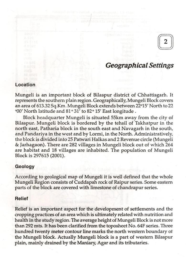 Health and Nutrition of Rural Population - Indya