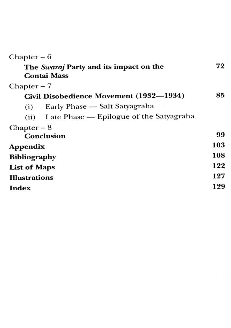 Freedom Movement in Midnapore- Contai: A Case Study (1901-1935) - Indya