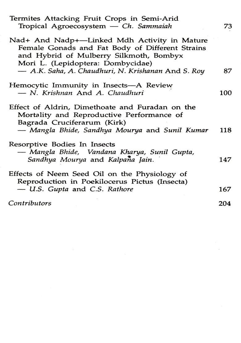 Modern Trends in Entomological Researches in India - Indya