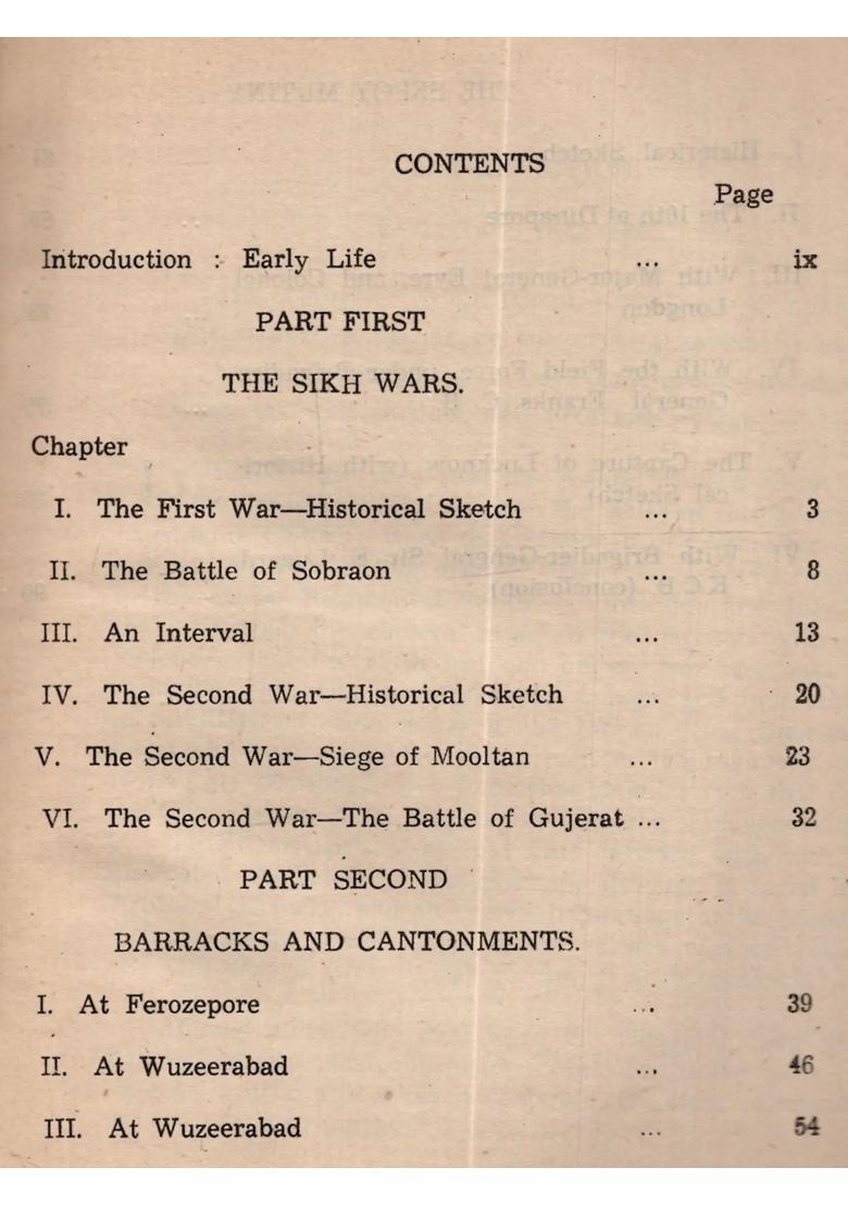 Barracks and Battlefields in India: Or the Experiences of a Soldier of the 10th Foot (North Lincoln) in the Sikh Wars (An Old and Rare Book) - Indya