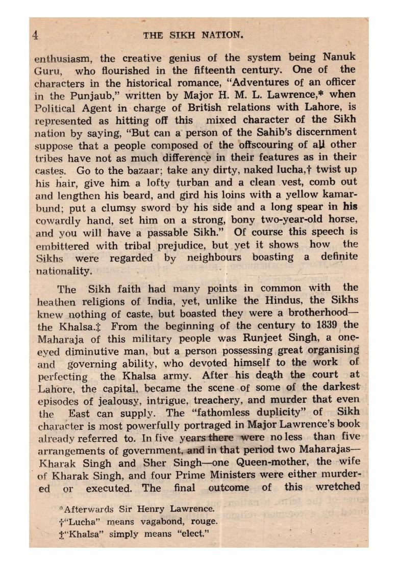 Barracks and Battlefields in India: Or the Experiences of a Soldier of the 10th Foot (North Lincoln) in the Sikh Wars (An Old and Rare Book) - Indya