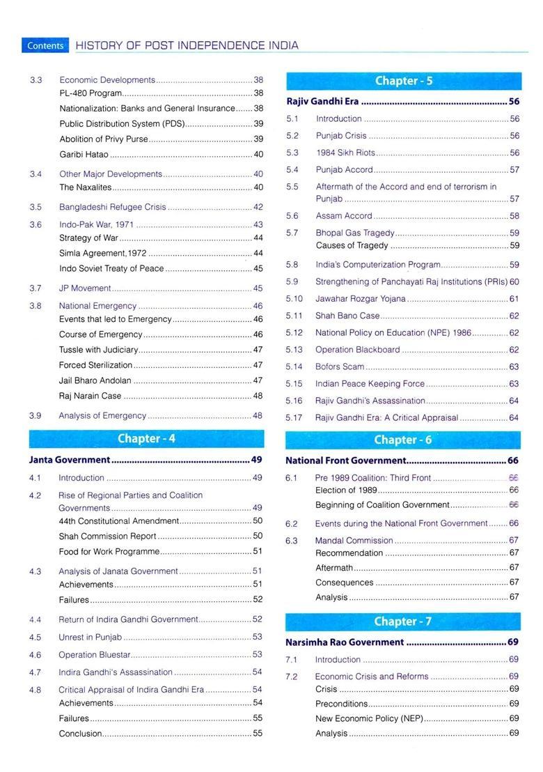 History of Post Independence India: Civil Services Examination 2025: Next IAS - Indya