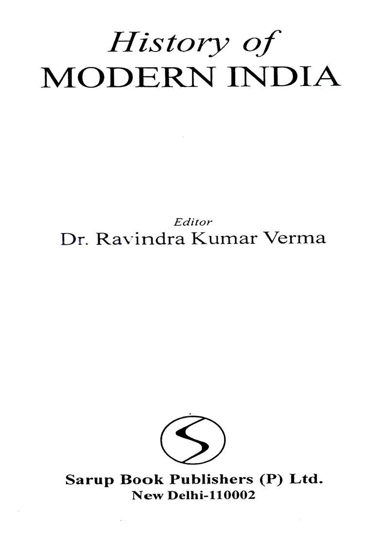 History of Modern India - Indya