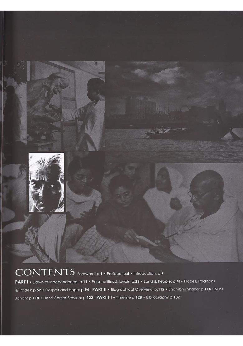 Rediscovering India: Then & Now- Exhibition Catalogue (The Photo Journeys of Shambhu Shaha, Sunil Janah & Henri Cartier-Bresson Cultural Archives Collection of Indira Gandhi National Centre for the Arts) - Indya