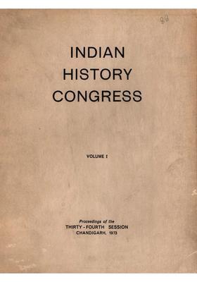 Indian History Congress- Inter-Relation Between the Harappans and the Vedic People and The Kushana Towns in India: Volume 1 (An Old and Rare Book: Only 1 Quantity Available)