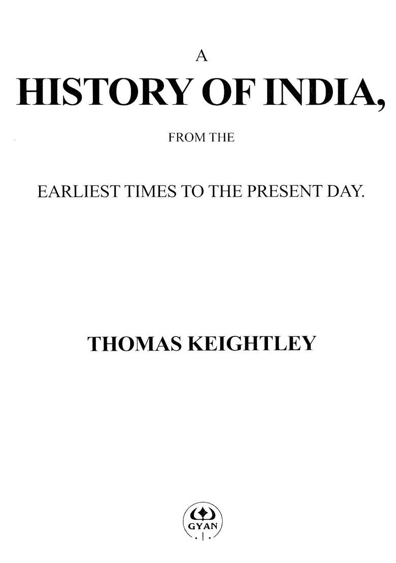 A History of India, From the Earliest times to the Present Day - Indya
