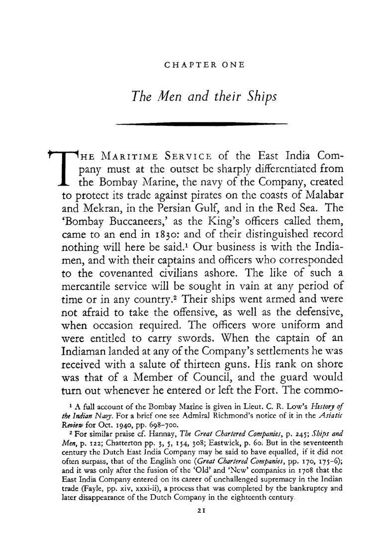 East Indiamen: The East India Company