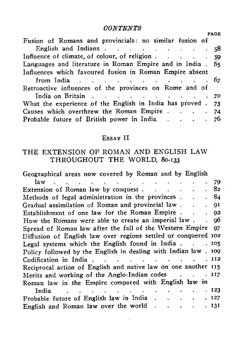 The Ancient Roman Empire and The British Empire in India - Indya