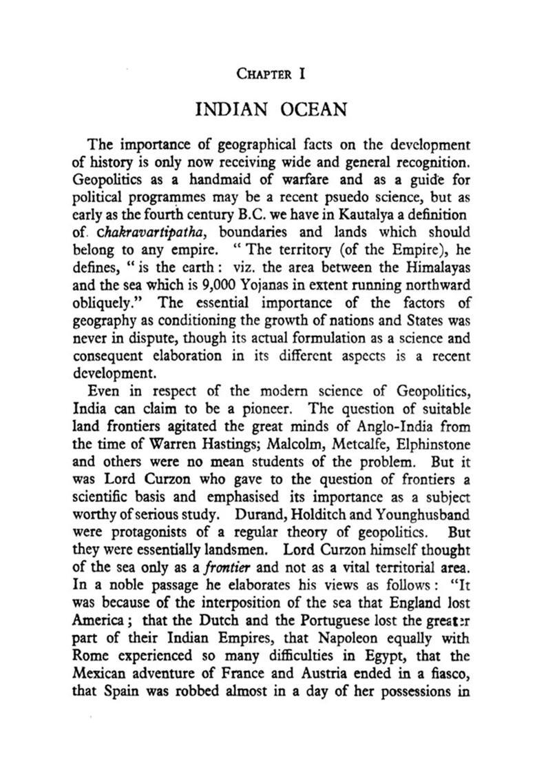 India and the Indian Ocean: An Essay on the Influence of Sea Power on Indian History - Indya
