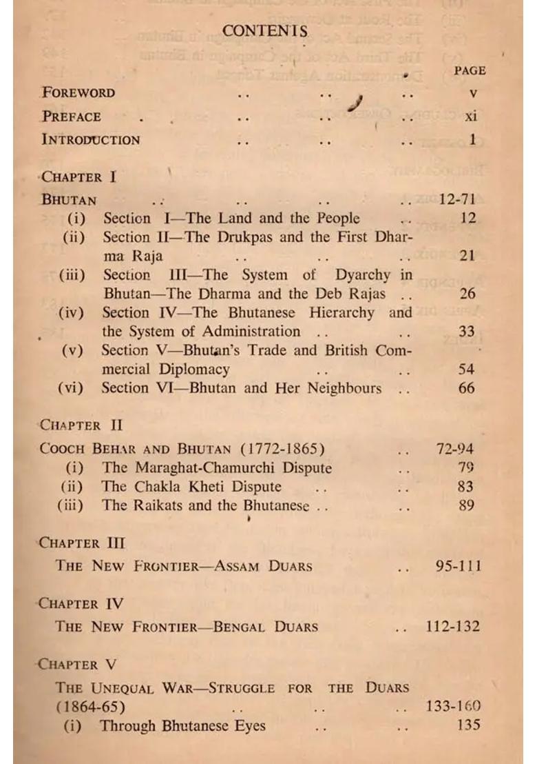 Bhutan and India- A Study in Frontier Political Relations (1772-1865) (An Old and Rare Book) - Indya